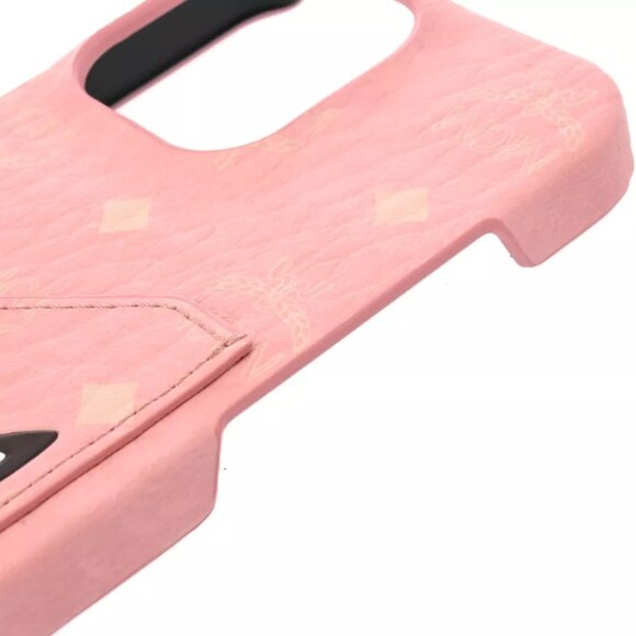 MCM iPhone13 Pro French Bulldog Smartphone Case Visetos Pink - Picture 9 of 12